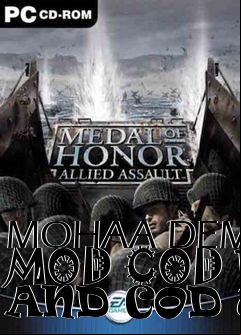 Box art for MOHAA DEMO MOD COD 1 AND COD UO