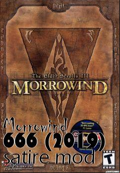 Box art for Morrowind 666 (2019) satire mod