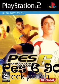 Box art for Pes 6 90s Greek patch