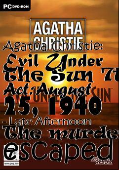 Box art for Agatha Christie: Evil Under the Sun