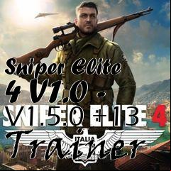 Box art for Sniper
Elite 4 V1.0 - V1.5.0 +13 Trainer