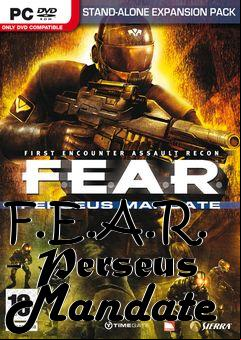Box art for F.E.A.R. - Perseus Mandate